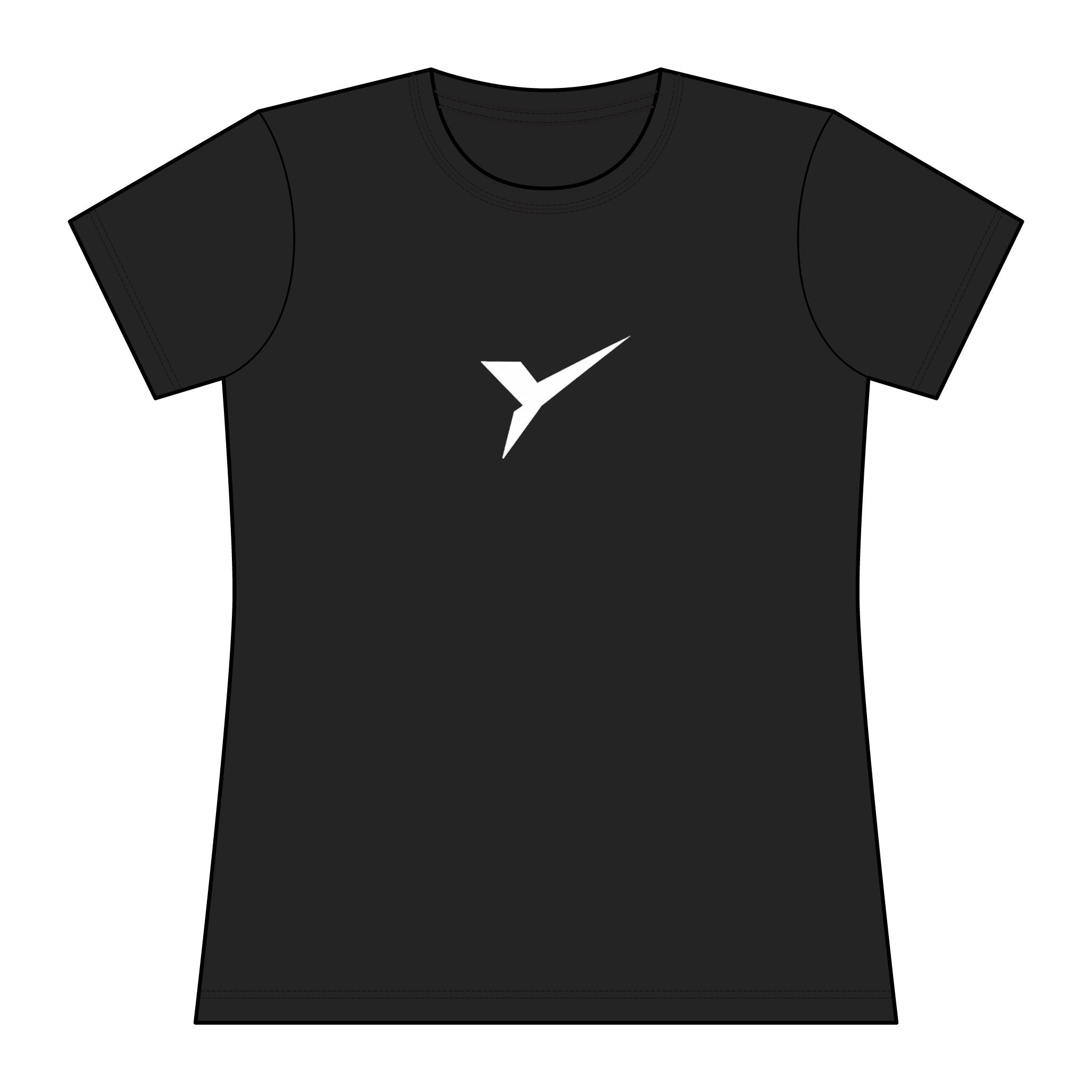 STRYVE Women's Compression Tee (Black/White)
