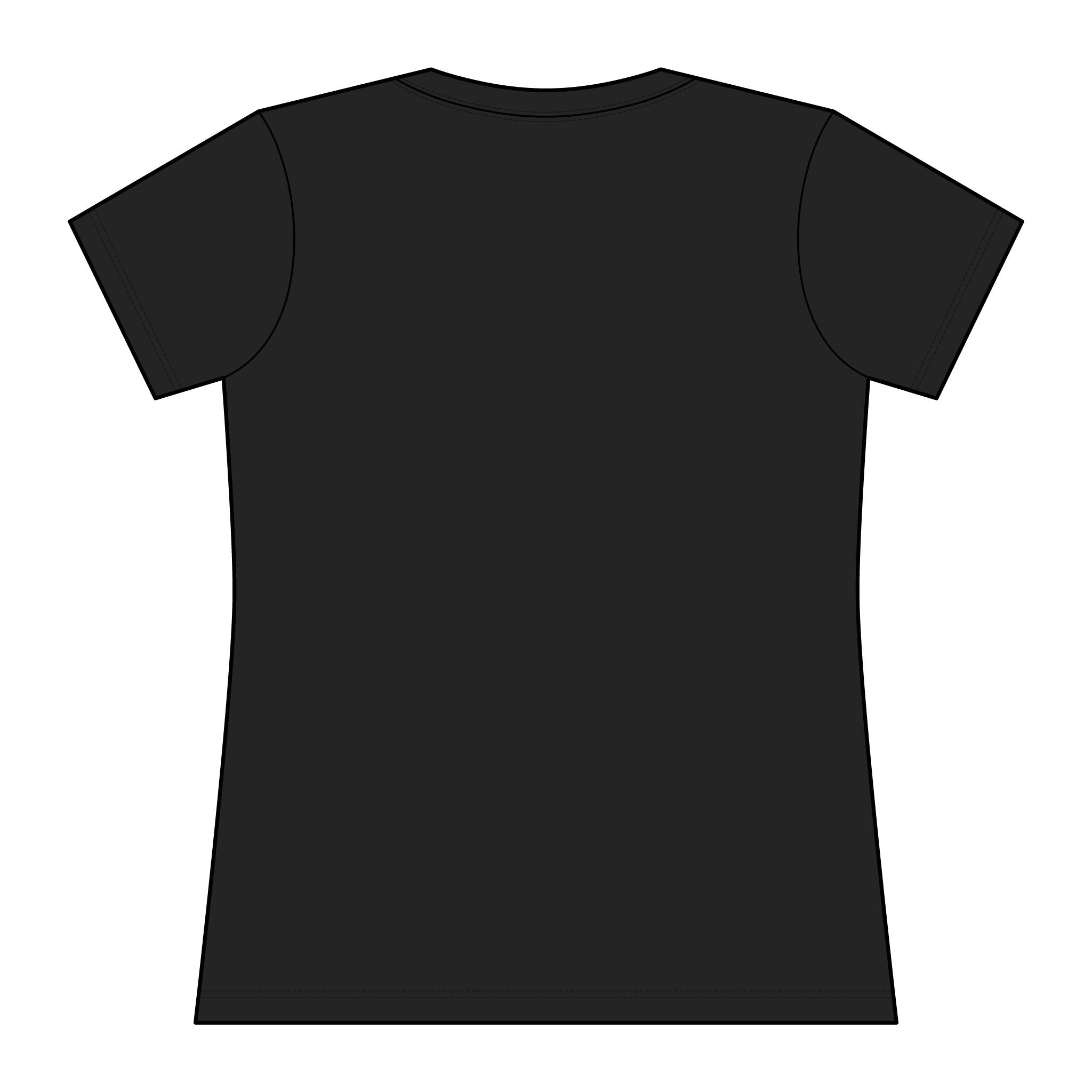 STRYVE Women's Compression Tee (Black/White)