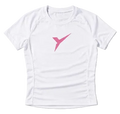 STRYVE Compression Tee (White/Pink)
