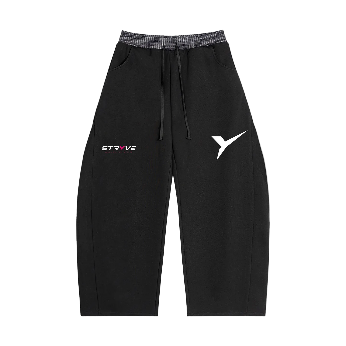 black STRYVE Sweatpants